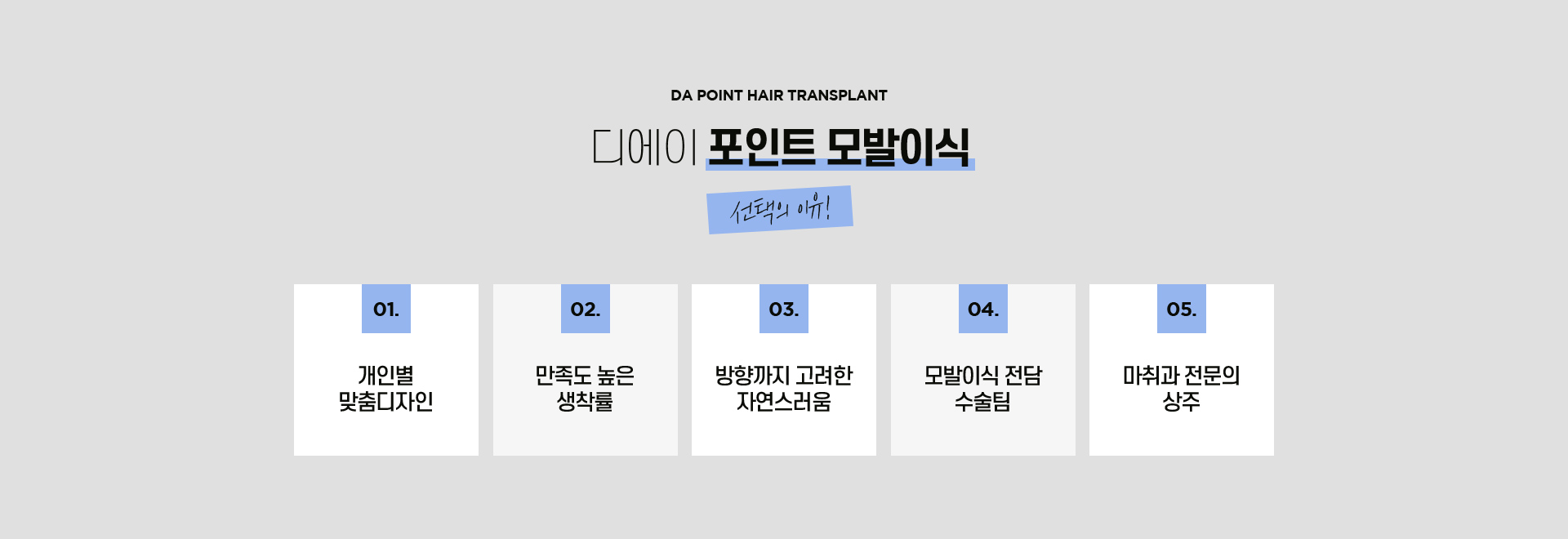 포인트 모발이식